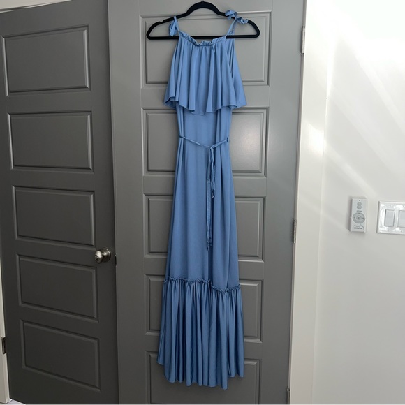 Free People flounce maxi dress